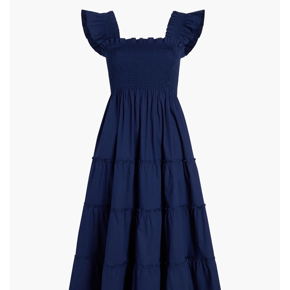 Hill House Ellie Nap Dress in Navy - Picture 2 of 10